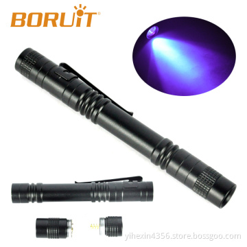Pocket Mini Led UV Purple Light 395nm Flashlight Torch